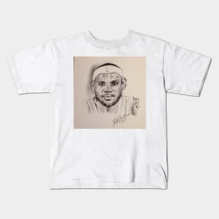 LEBRON JAMES PORTRAIT Kids T-Shirt